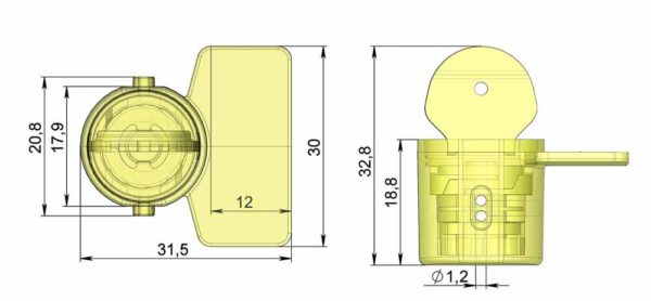 TURBION tamper evident security seal (twist tight)